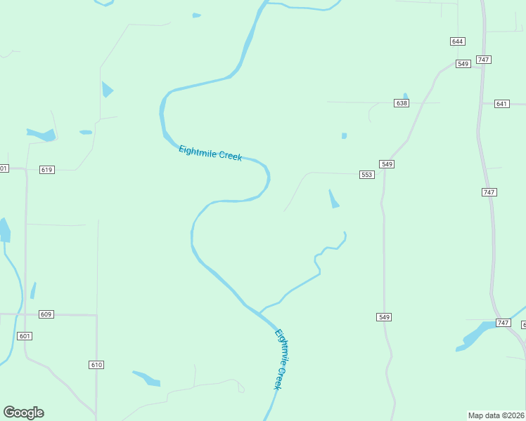 map of restaurants, bars, coffee shops, grocery stores, and more near 445 County Road 553 in Hanceville
