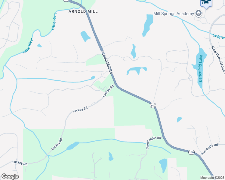 map of restaurants, bars, coffee shops, grocery stores, and more near 745 Lackey Road in Roswell