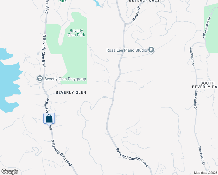 map of restaurants, bars, coffee shops, grocery stores, and more near 9924 Westwanda Drive in Beverly Hills