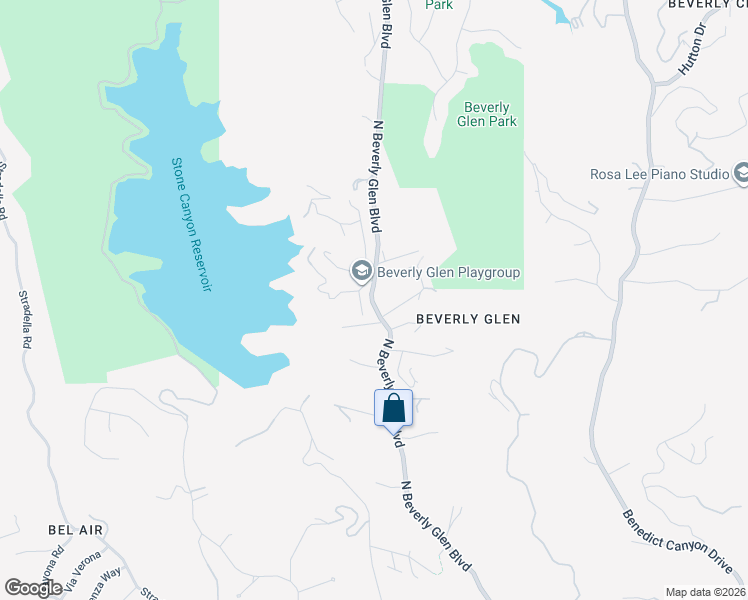 map of restaurants, bars, coffee shops, grocery stores, and more near 10252 Scenario Lane in Los Angeles