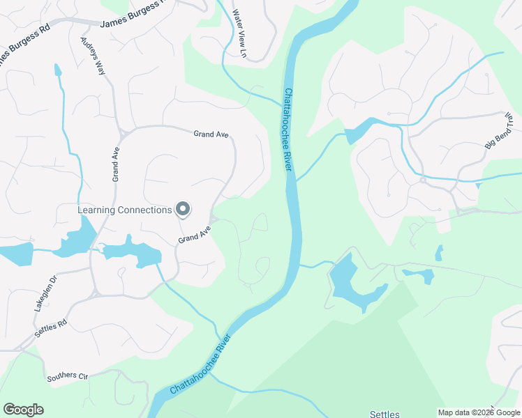 map of restaurants, bars, coffee shops, grocery stores, and more near 130 Rivercrest Lane in Suwanee