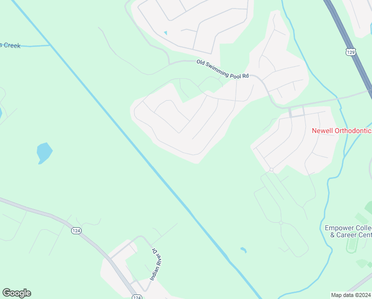 map of restaurants, bars, coffee shops, grocery stores, and more near 582 River Mist Circle in Jefferson