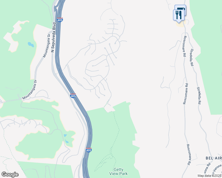 map of restaurants, bars, coffee shops, grocery stores, and more near 2164 Stratford Circle in Los Angeles