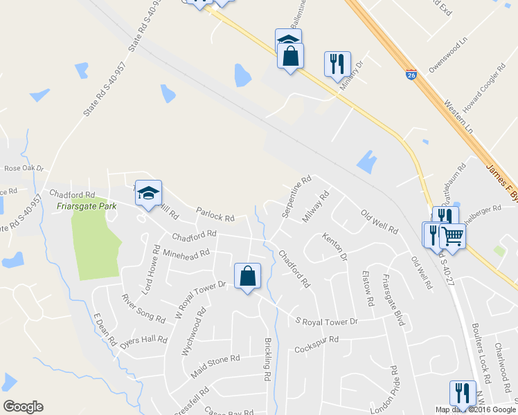 map of restaurants, bars, coffee shops, grocery stores, and more near 142 Mayland Court in Irmo