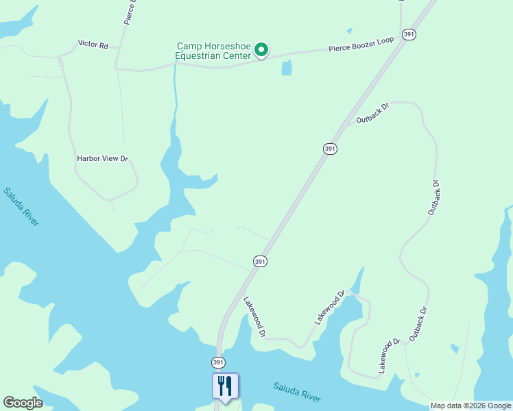 map of restaurants, bars, coffee shops, grocery stores, and more near in Wyses Ferry