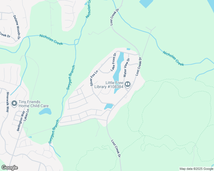 map of restaurants, bars, coffee shops, grocery stores, and more near 116 Silver Lake Circle in Columbia
