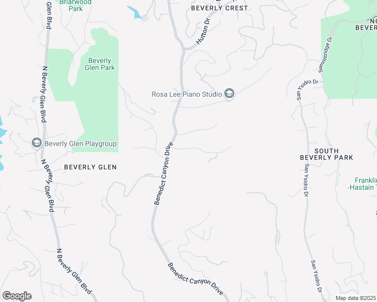 map of restaurants, bars, coffee shops, grocery stores, and more near 9852 Easton Drive in Beverly Hills