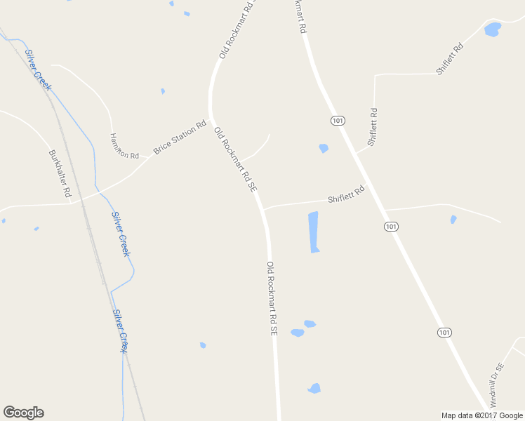 map of restaurants, bars, coffee shops, grocery stores, and more near 0 Shiflett Road in Silver Creek