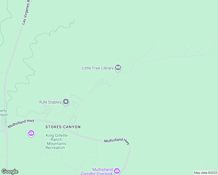 map of restaurants, bars, coffee shops, grocery stores, and more near 2470 Stokes Canyon Road in Calabasas