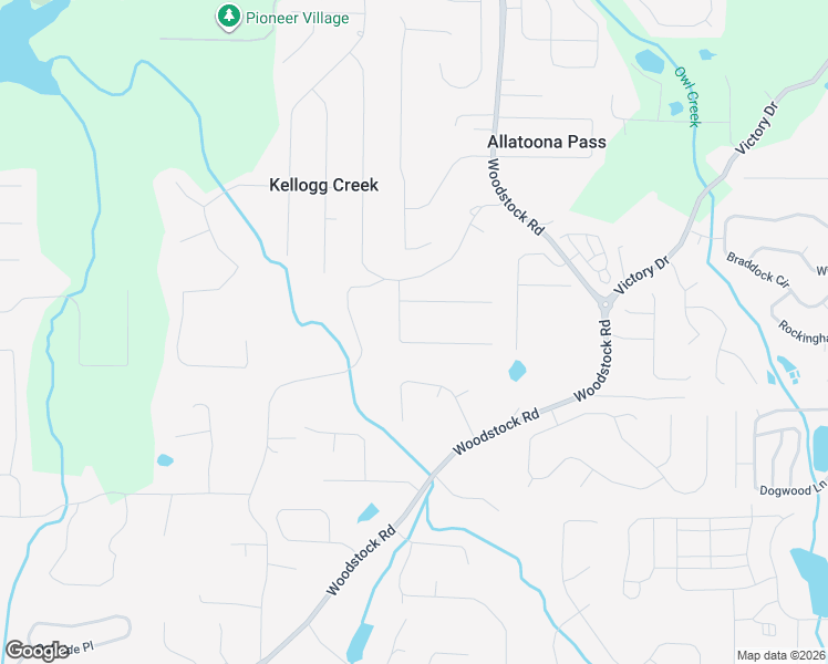 map of restaurants, bars, coffee shops, grocery stores, and more near 1930 Daffodil Drive in Acworth
