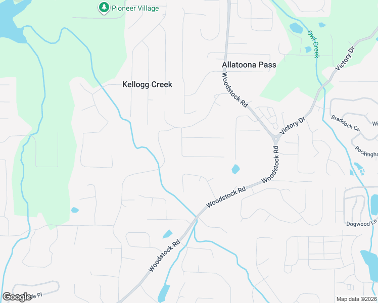 map of restaurants, bars, coffee shops, grocery stores, and more near 1930 Daffodil Dr in Acworth