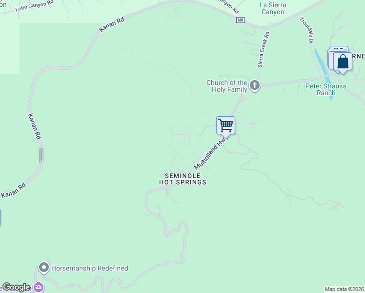 map of restaurants, bars, coffee shops, grocery stores, and more near 30473 Mulholland Highway in Agoura Hills