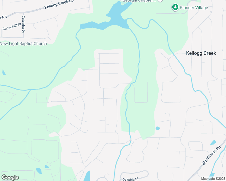 map of restaurants, bars, coffee shops, grocery stores, and more near 2409 Westland Way in Acworth