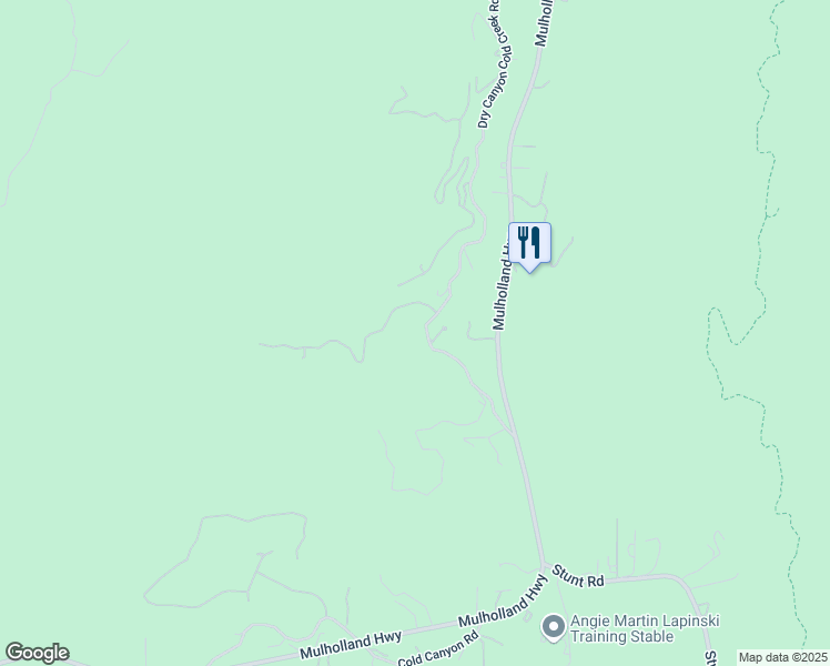 map of restaurants, bars, coffee shops, grocery stores, and more near 24600 Thousand Peaks Road in Calabasas