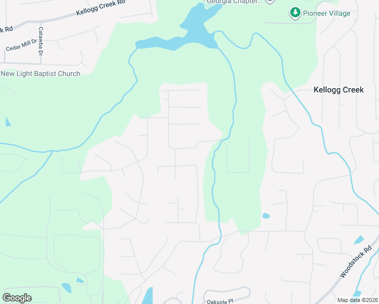 map of restaurants, bars, coffee shops, grocery stores, and more near 2409 Westland Way in Acworth
