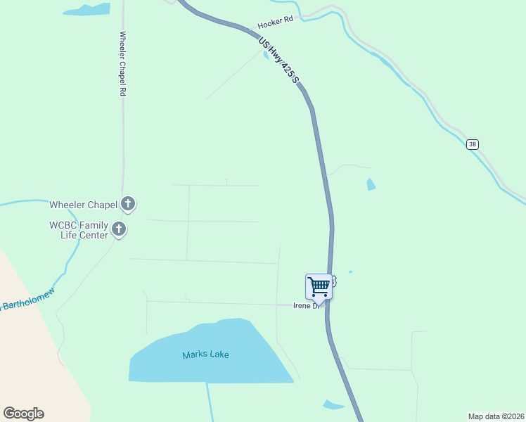 map of restaurants, bars, coffee shops, grocery stores, and more near 6230 Osage Drive in Pine Bluff