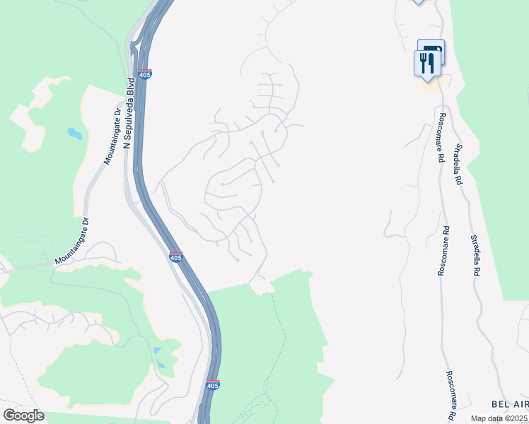 map of restaurants, bars, coffee shops, grocery stores, and more near 11790 Southampton Court in Los Angeles