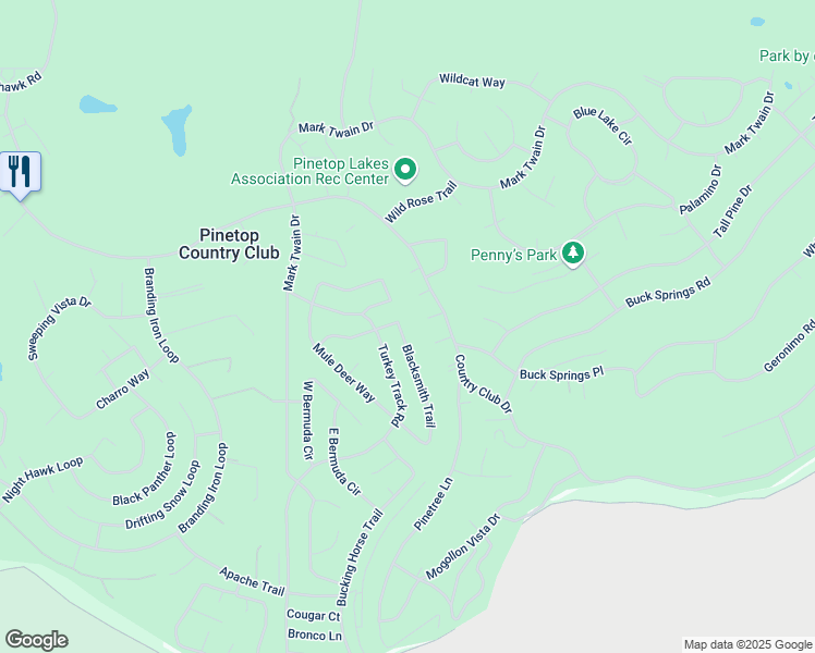 map of restaurants, bars, coffee shops, grocery stores, and more near 6129 Prescott Way in Navajo County