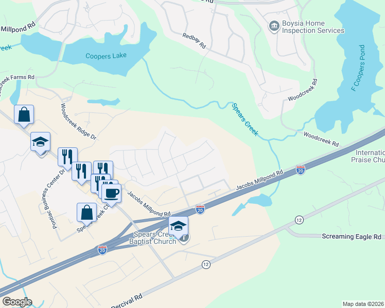 map of restaurants, bars, coffee shops, grocery stores, and more near 925 Tuxford Trail in Elgin
