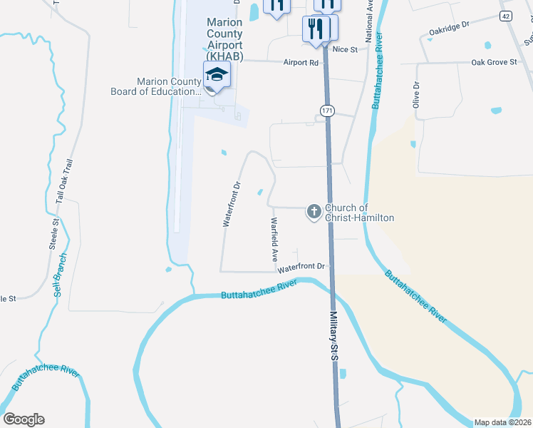 map of restaurants, bars, coffee shops, grocery stores, and more near 128 Warfield Avenue in Hamilton