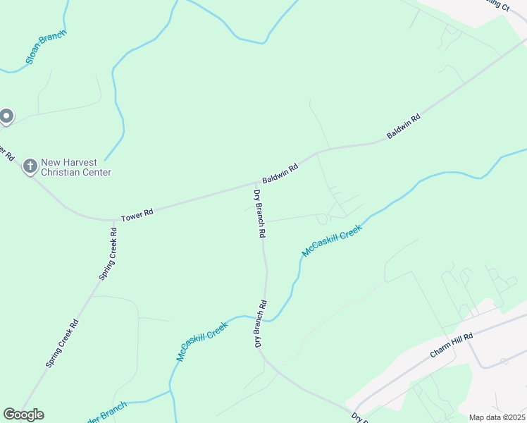 map of restaurants, bars, coffee shops, grocery stores, and more near 1614D Dry Branch Road in Lugoff