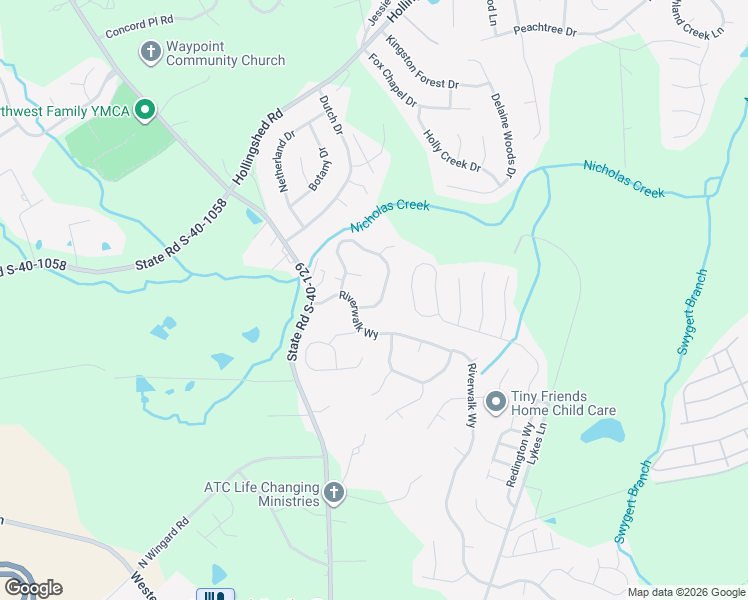 map of restaurants, bars, coffee shops, grocery stores, and more near 1400 Riverwalk Way in Irmo