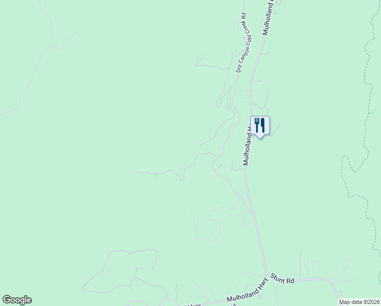map of restaurants, bars, coffee shops, grocery stores, and more near 24610 Thousand Peaks Road in Calabasas
