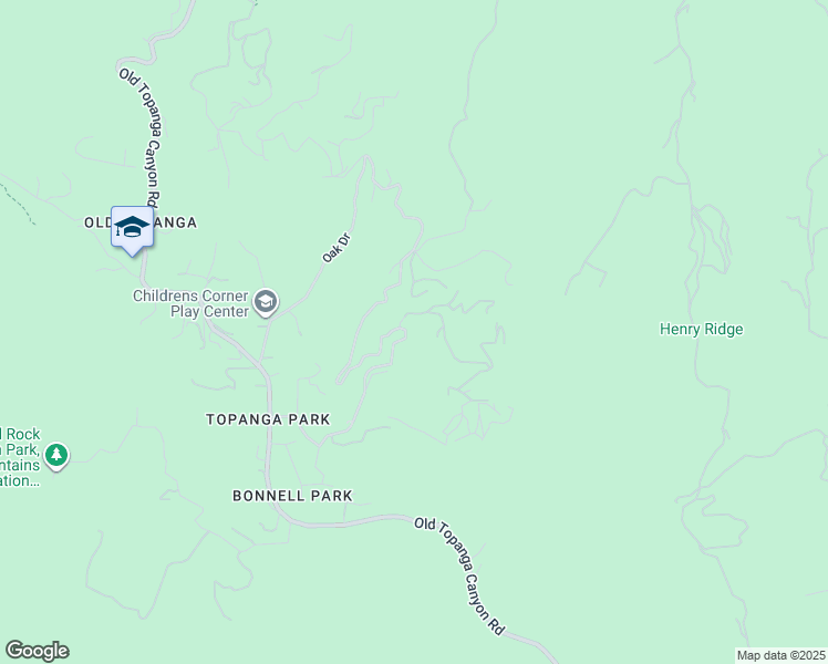 map of restaurants, bars, coffee shops, grocery stores, and more near 1738 Topanga Skyline Drive in Topanga
