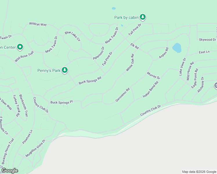 map of restaurants, bars, coffee shops, grocery stores, and more near 7208 White Oak Road in Navajo County