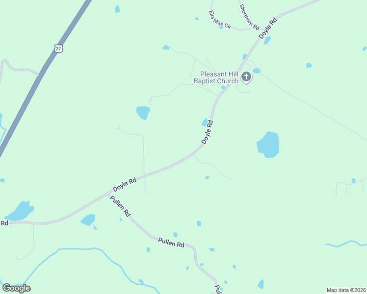 map of restaurants, bars, coffee shops, grocery stores, and more near 635 Doyle Road in Cedartown