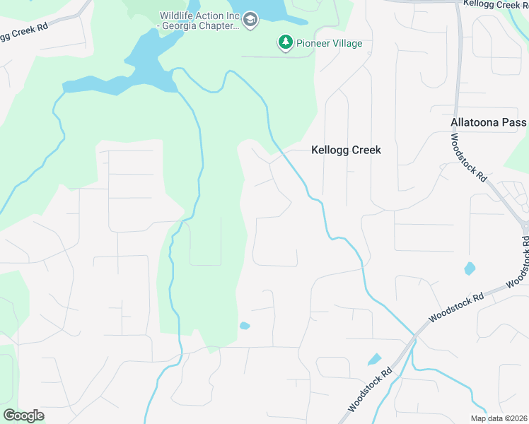 map of restaurants, bars, coffee shops, grocery stores, and more near 3059 Chelsea Lane in Acworth