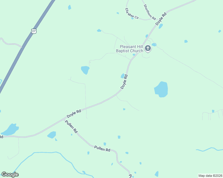 map of restaurants, bars, coffee shops, grocery stores, and more near 635 Doyle Road in Cedartown