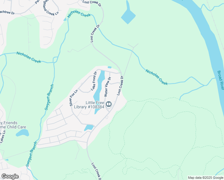 map of restaurants, bars, coffee shops, grocery stores, and more near 413 Lost Creek Drive in Columbia