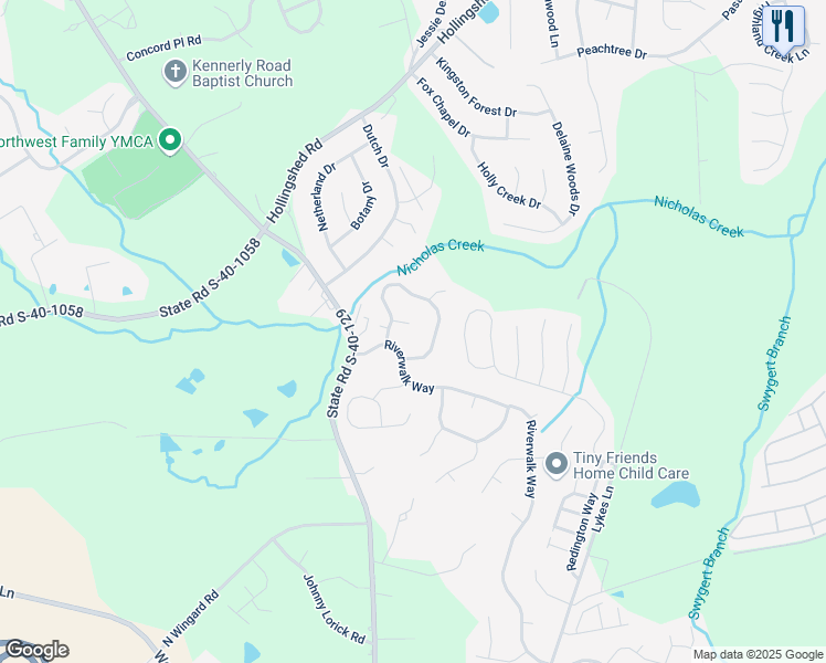 map of restaurants, bars, coffee shops, grocery stores, and more near 13 Holten Court in Irmo