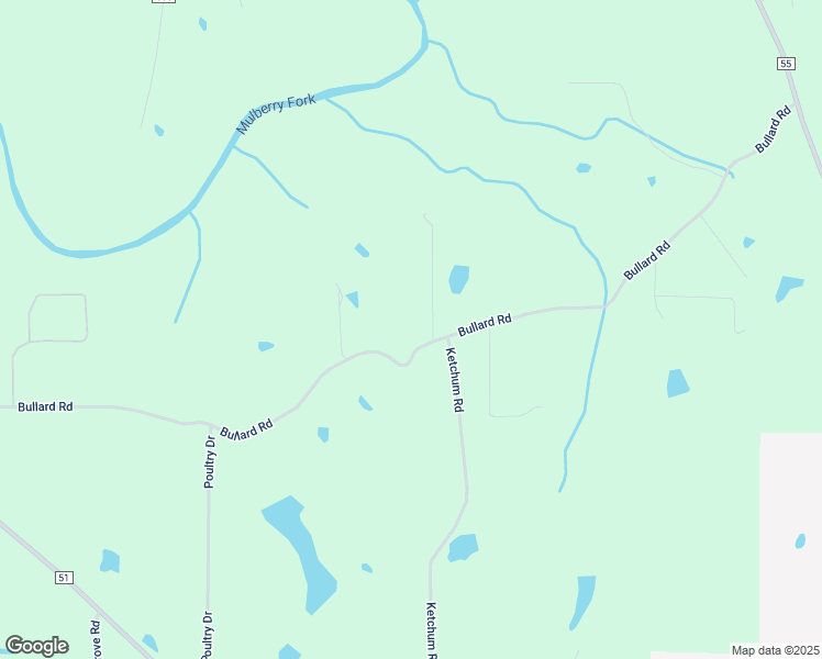 map of restaurants, bars, coffee shops, grocery stores, and more near 1311 Bullard Road in Blountsville