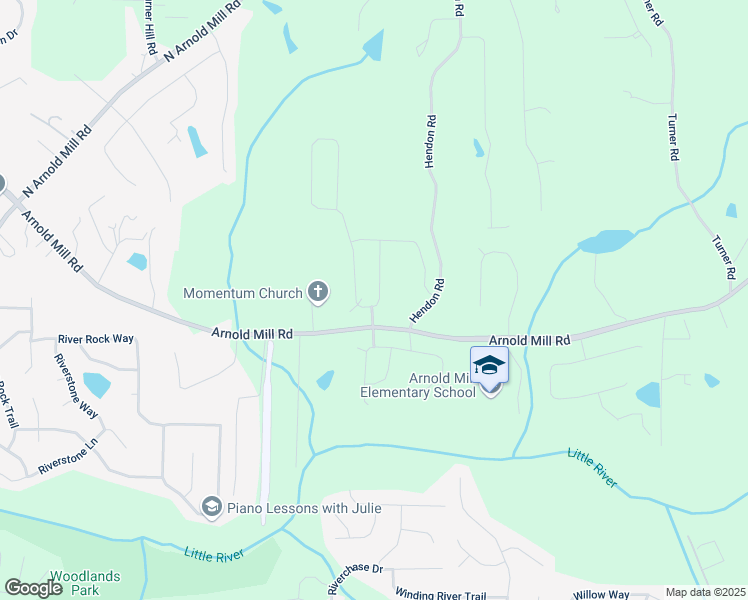 map of restaurants, bars, coffee shops, grocery stores, and more near 750 Keystone Drive in Woodstock