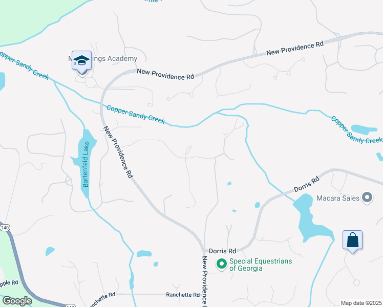 map of restaurants, bars, coffee shops, grocery stores, and more near 325 Sweet Briar Court in Alpharetta