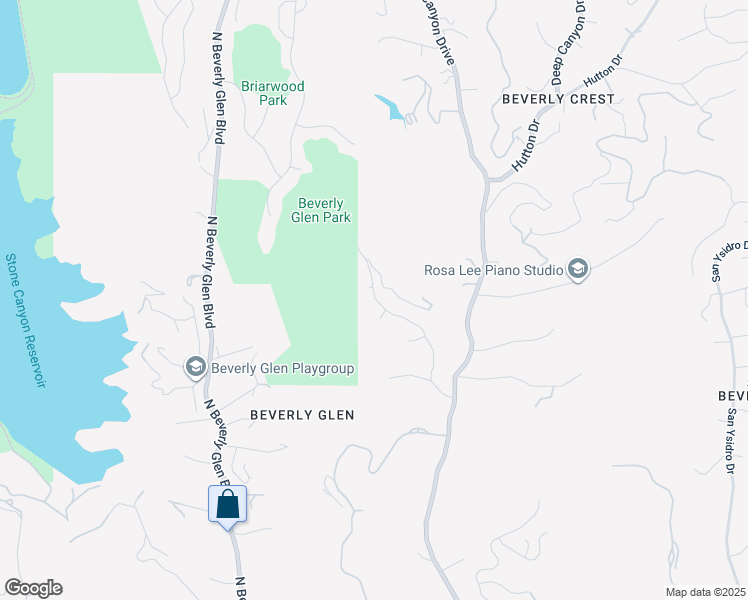 map of restaurants, bars, coffee shops, grocery stores, and more near 10060 Westwanda Drive in Beverly Hills