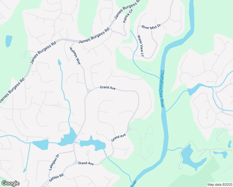 map of restaurants, bars, coffee shops, grocery stores, and more near 138 Grand Avenue in Suwanee