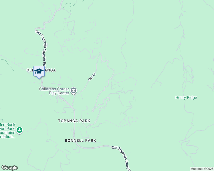 map of restaurants, bars, coffee shops, grocery stores, and more near 2026 Topanga Skyline Drive in Los Angeles County