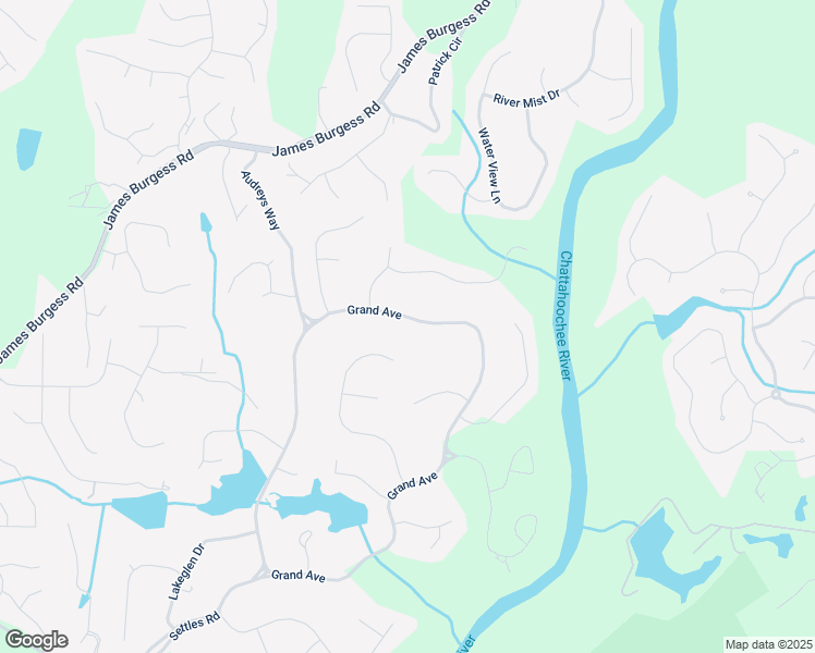 map of restaurants, bars, coffee shops, grocery stores, and more near 138 Grand Avenue in Suwanee