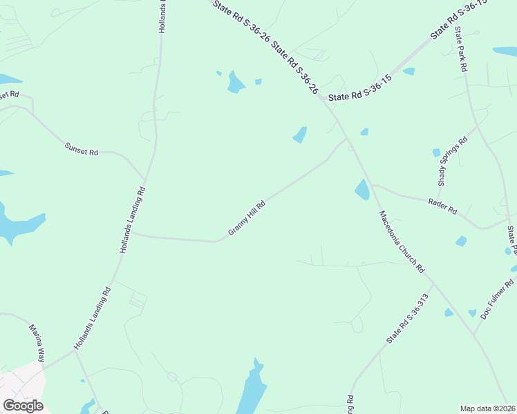 map of restaurants, bars, coffee shops, grocery stores, and more near 349 Granny Hill Road in Prosperity