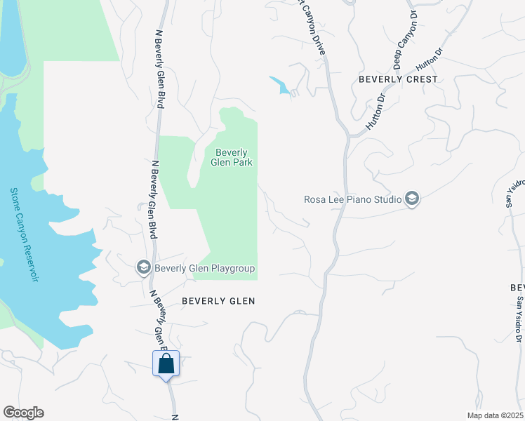 map of restaurants, bars, coffee shops, grocery stores, and more near 10072 Westwanda Drive in Beverly Hills