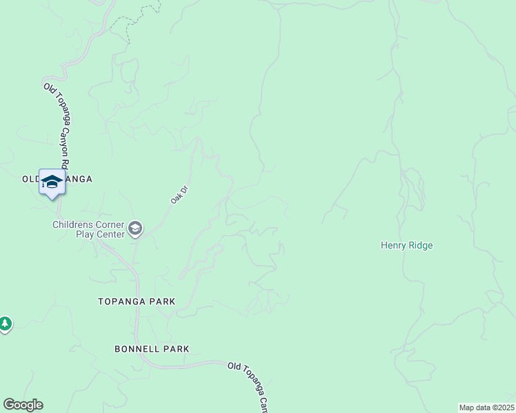 map of restaurants, bars, coffee shops, grocery stores, and more near 22760 Chamera Lane in Topanga