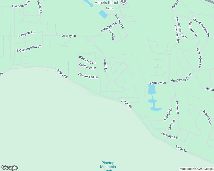 map of restaurants, bars, coffee shops, grocery stores, and more near 2960 Briarwood Lane in Pinetop-Lakeside