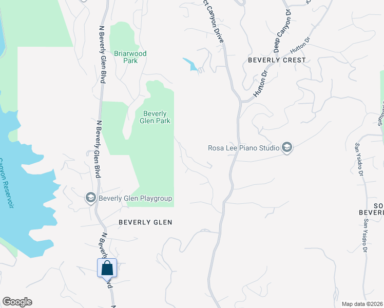 map of restaurants, bars, coffee shops, grocery stores, and more near 10037 Reevesbury Drive in Beverly Hills