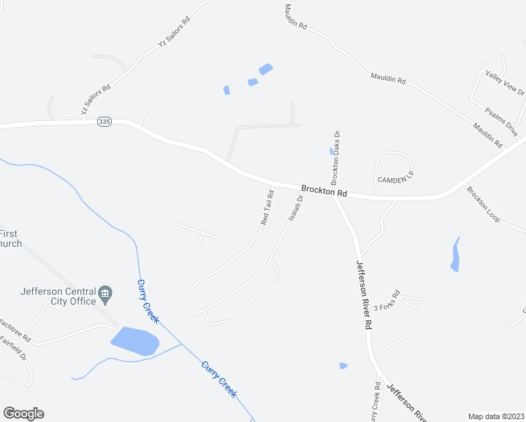 map of restaurants, bars, coffee shops, grocery stores, and more near 102 Red Tail Road in Jefferson