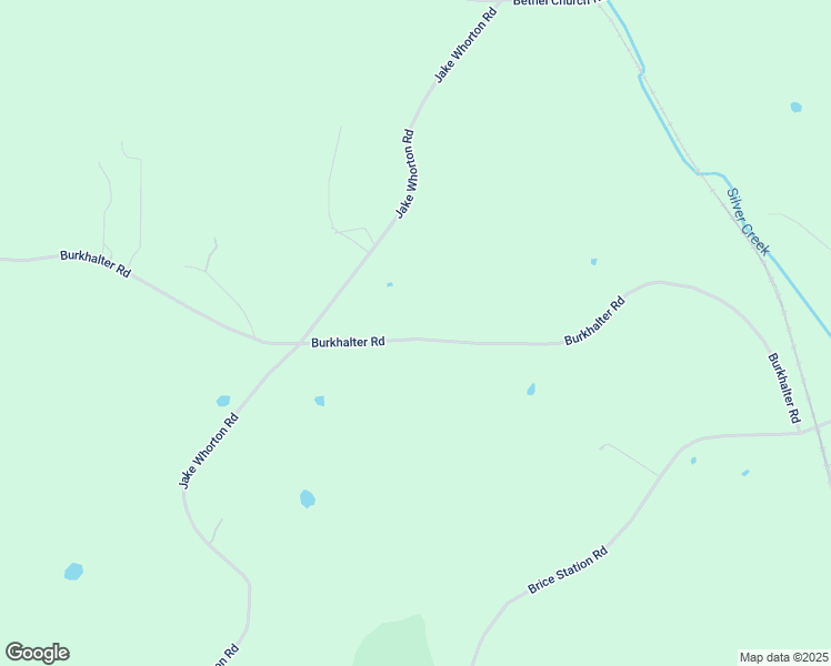map of restaurants, bars, coffee shops, grocery stores, and more near 673 Burkhalter Road in Silver Creek