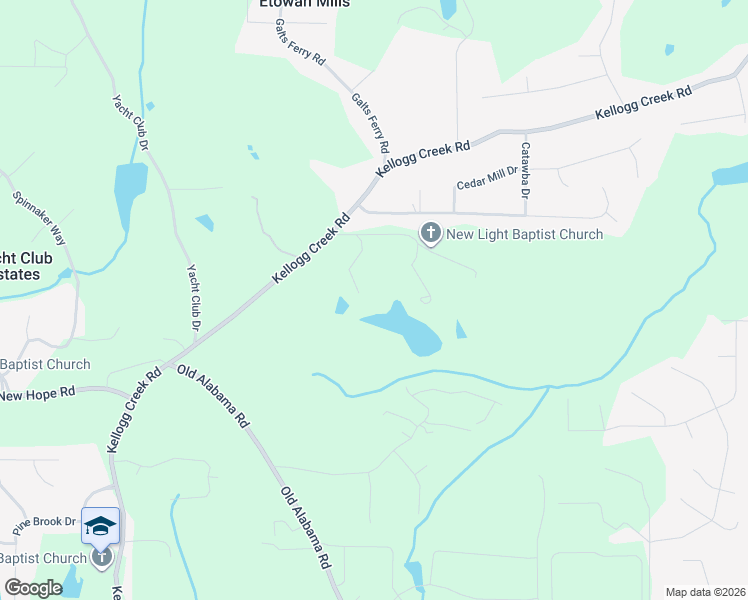 map of restaurants, bars, coffee shops, grocery stores, and more near 350 Thompson Farm Lane in Acworth