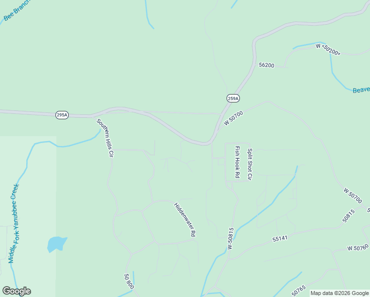 map of restaurants, bars, coffee shops, grocery stores, and more near 32 Paddlefish Road in Broken Bow